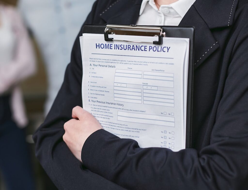 Self employed person reviewing health insurance policy options in Texas