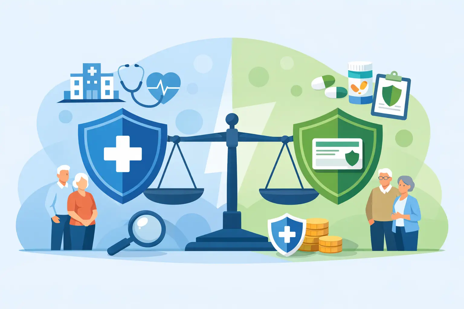 Medicare Advantage versus Medigap Plans