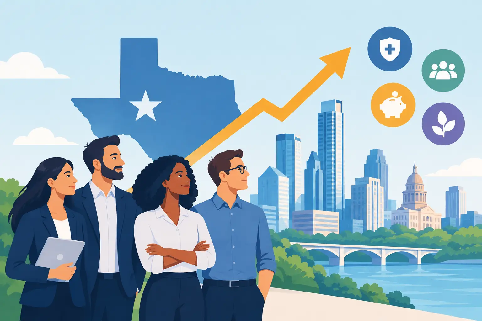 Best Benefits for Growing Companies in Texas