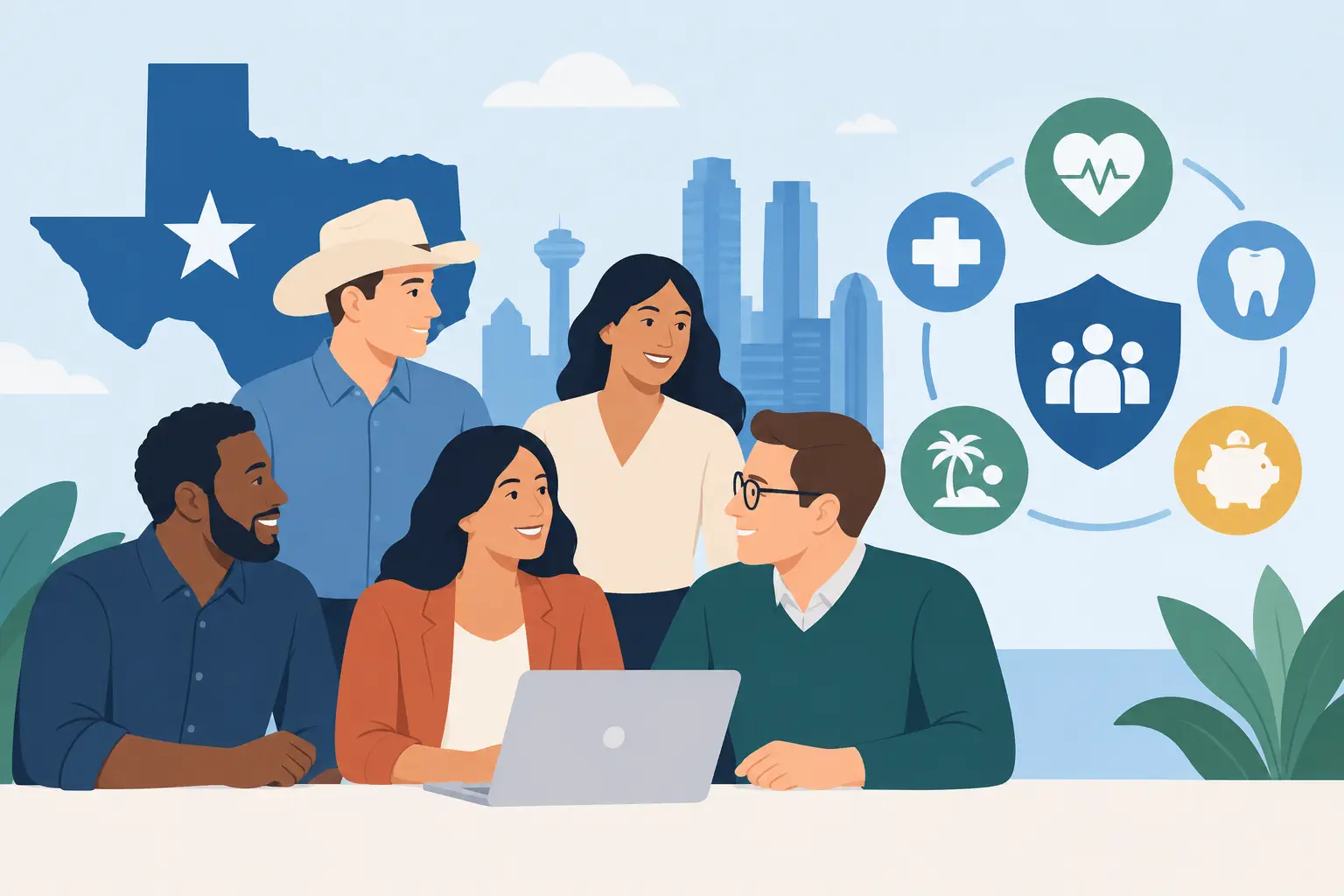 How to Offer Group Benefits for Texas Teams